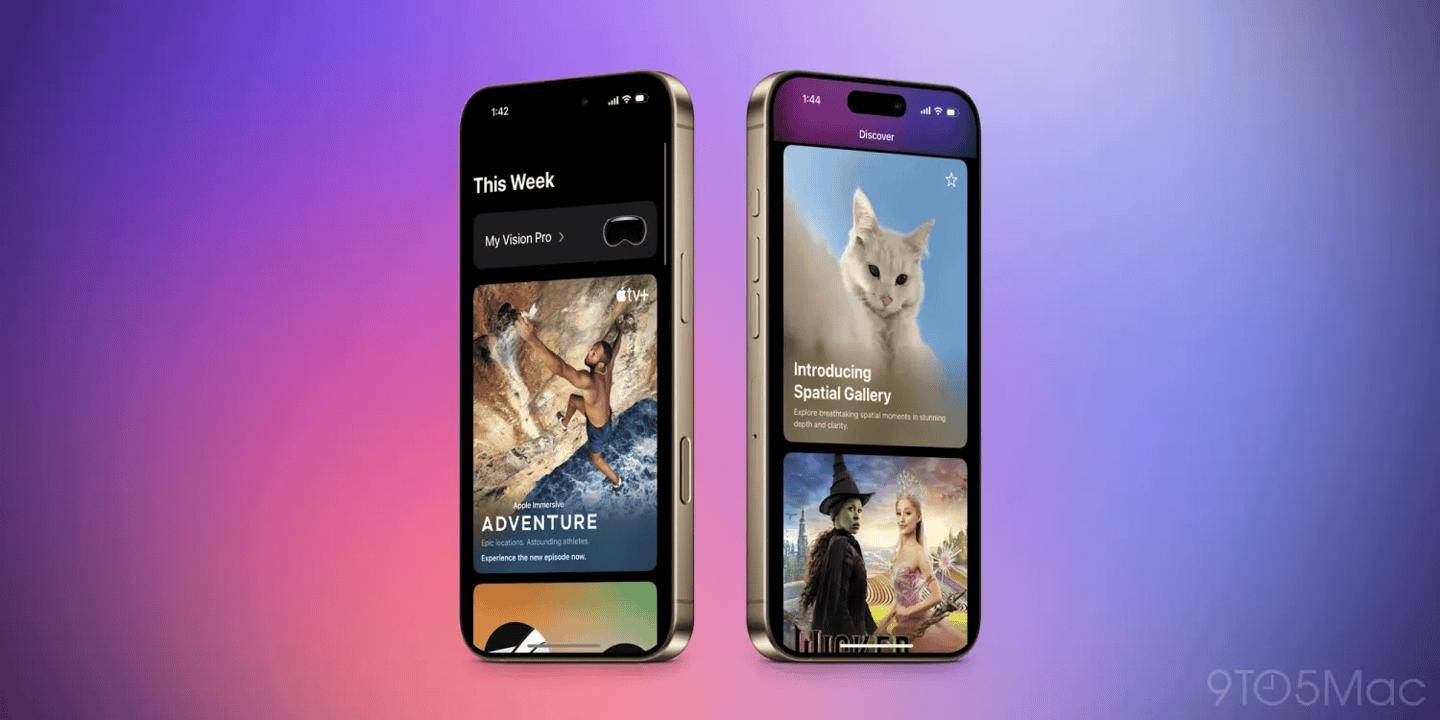 苹果 iOS 18.4 Beta 2 为其头显用户自动安装新 Vision Pro 应用