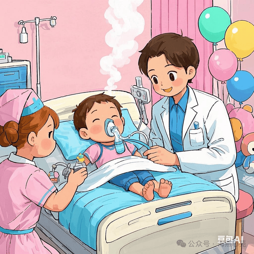 急诊夜班的喘息小患者有点多