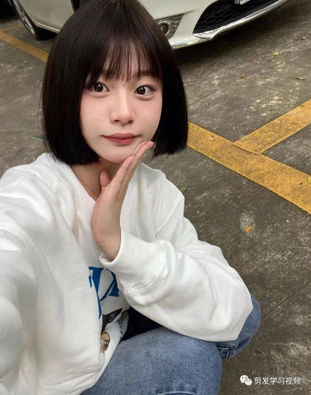 学生头妹妹头38秒变18