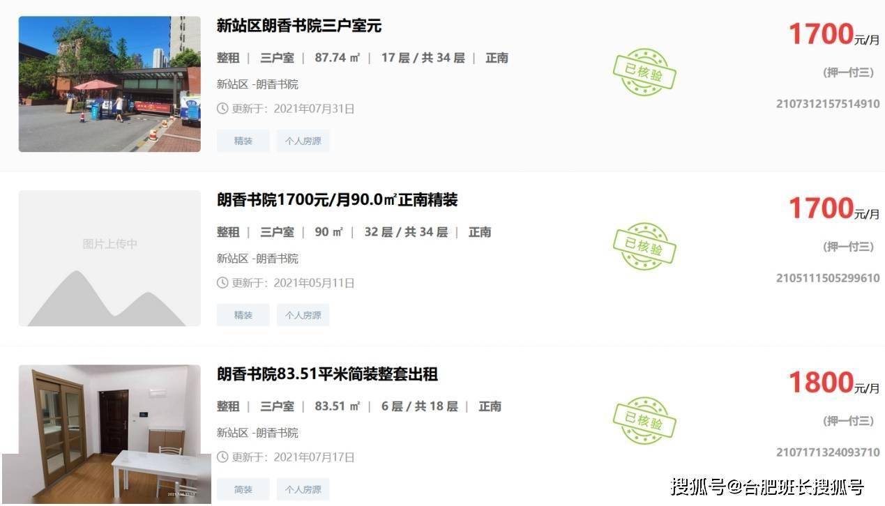 合肥租金大变局：部分区域逆袭，多数小区下滑！