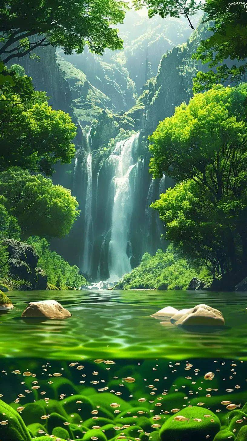 满眼的绿:送你护眼屏保