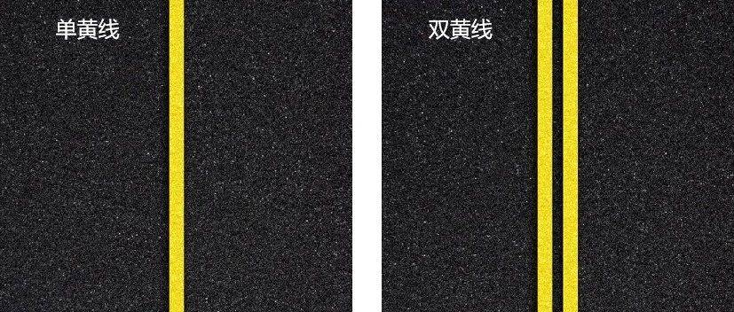 单黄线、双黄线,不得跨越!_实线_马路_交通