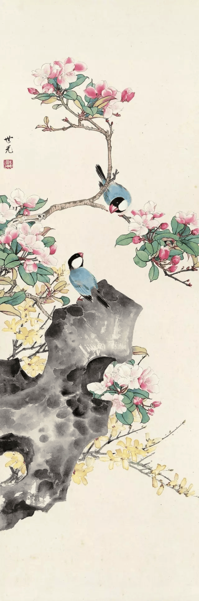 田世光150幅工笔花鸟,繁荣富丽,锦绣辉煌,美不胜收!