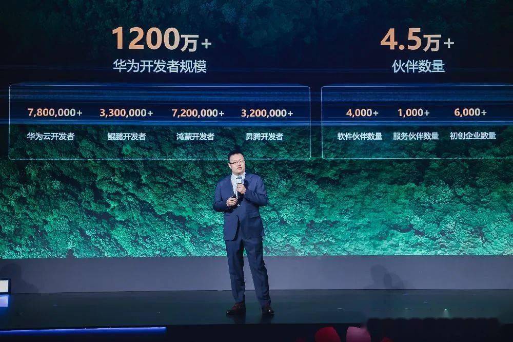华为开发者规模超 1200 万：鸿蒙开发者720万，伙伴数量超4.5万