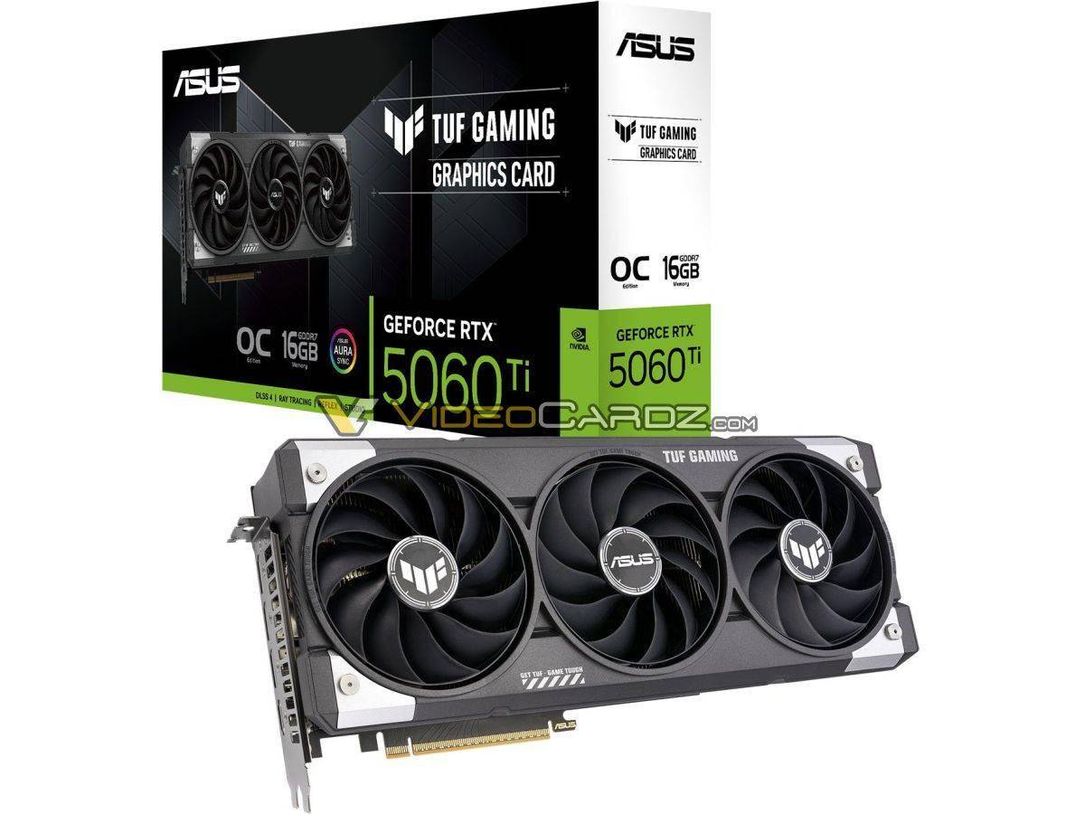 含首款 Dual 系列 RTX 50 显卡，华硕多张 5060 Ti 产品外观曝光