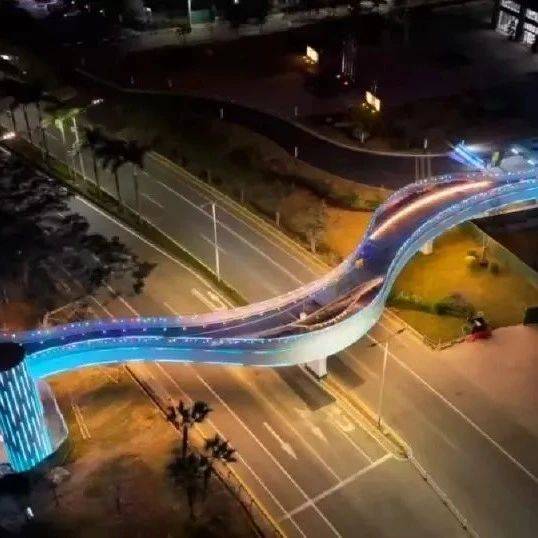 这座人行天桥，建成啦！_滨江路_市民_进行