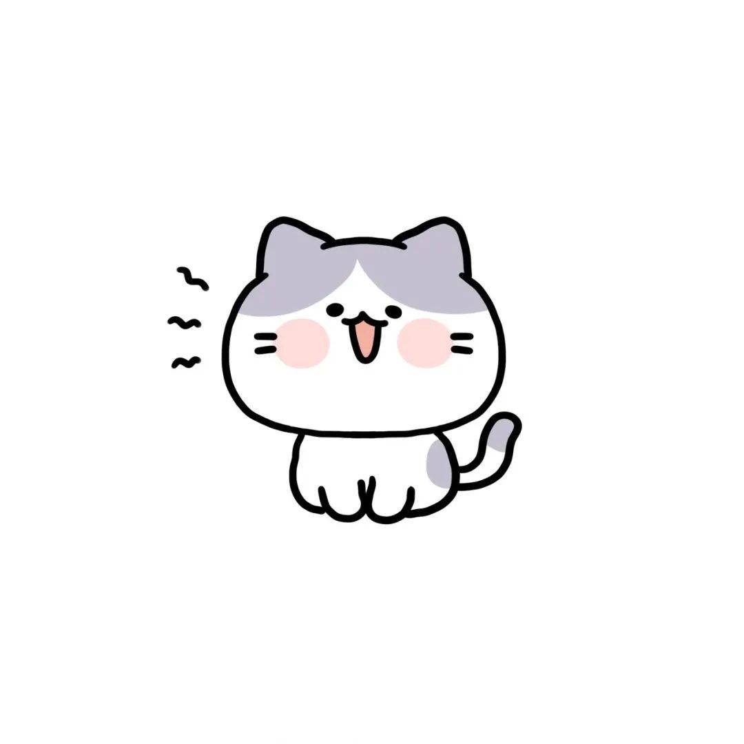 白底简单卡通可爱头像