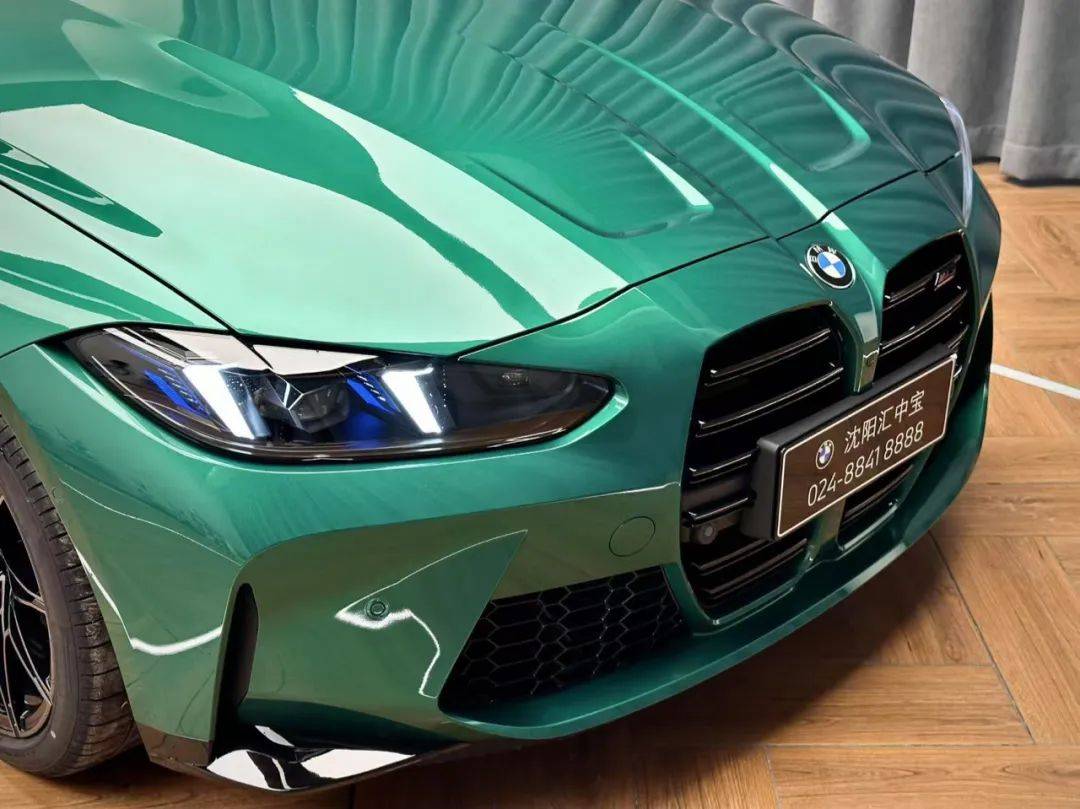 国内到店实拍曼岛绿宝马m3四驱!