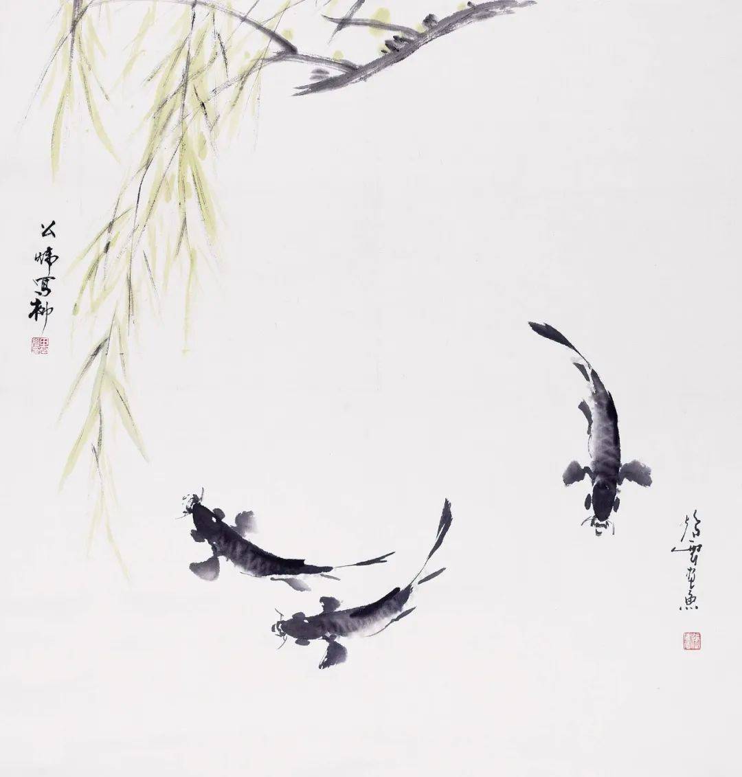 国画| 田世光笔下的小鱼儿,真快活!