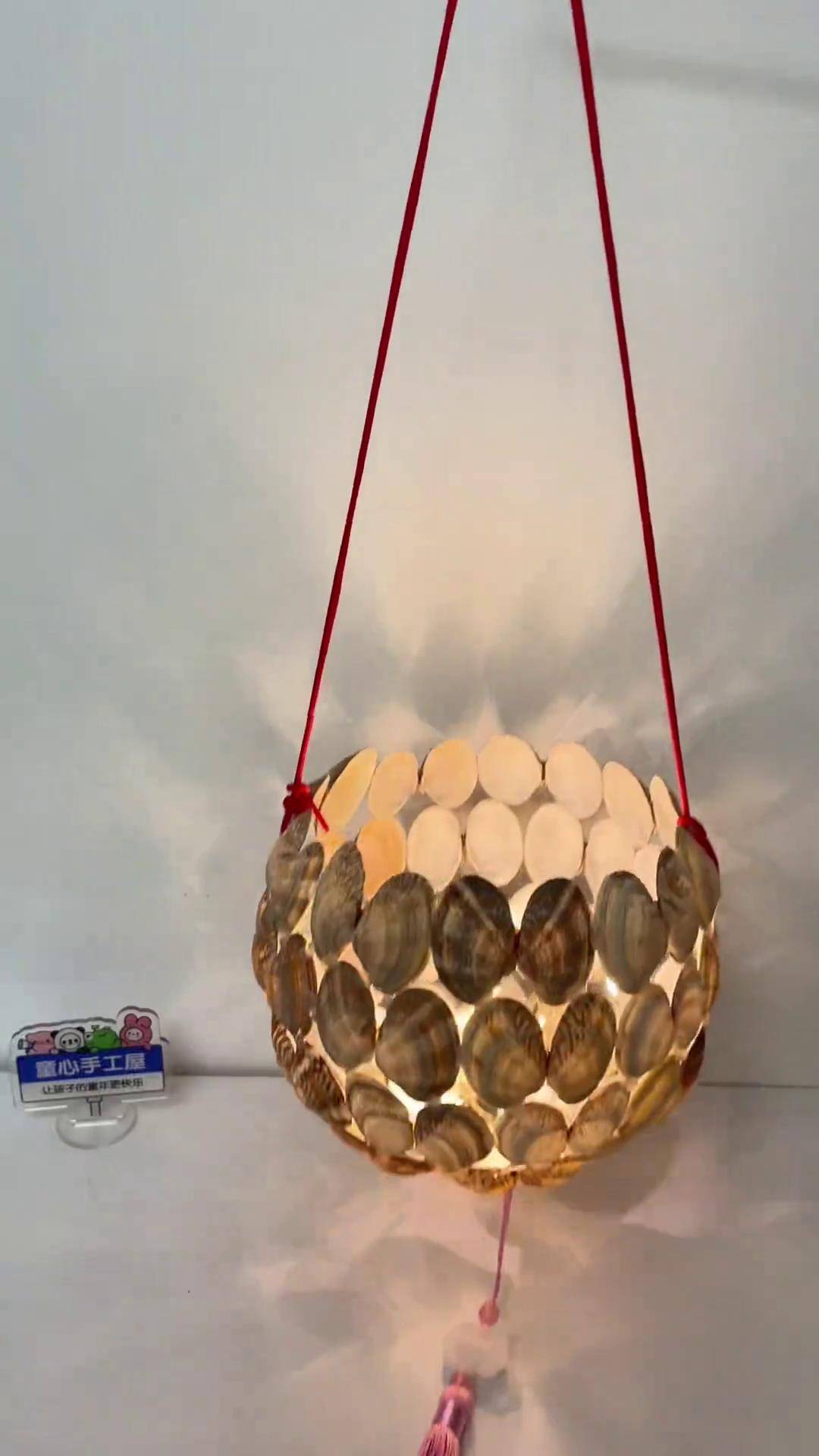 中秋节一起来做这个超好看的贝壳灯中秋节手工灯笼 变废为宝手工 中秋