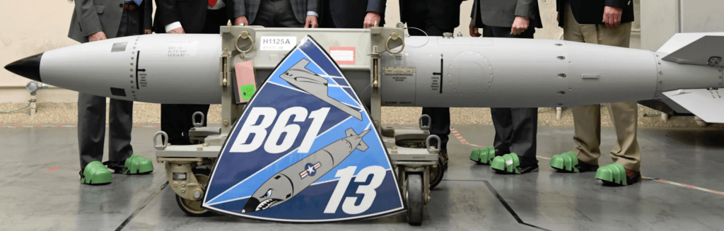 美国公布新型核弹B61-13，威力是广岛原子弹的21倍