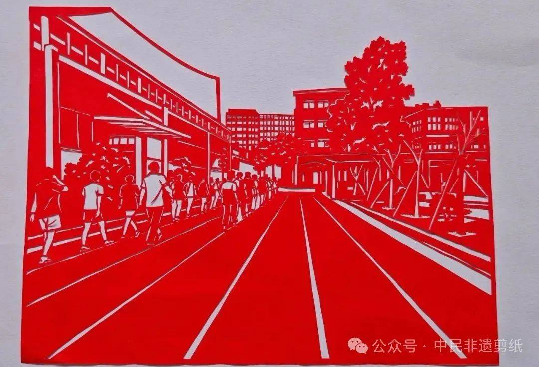 广东东莞:剪纸下的校园