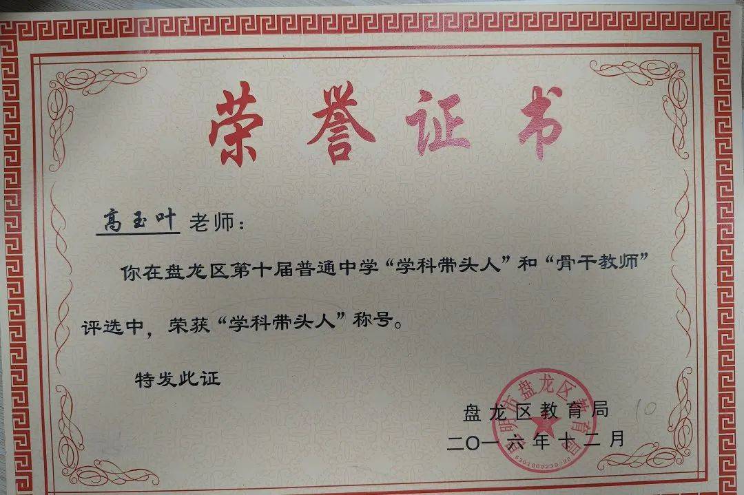 语文高玉叶:用文字传递"人"的温度