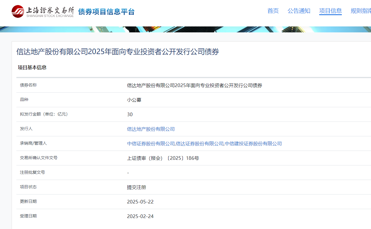 信达地产30亿融资背后:2024年由盈转亏,今年有130.9亿债券到期或行权_公司债_项目_中国