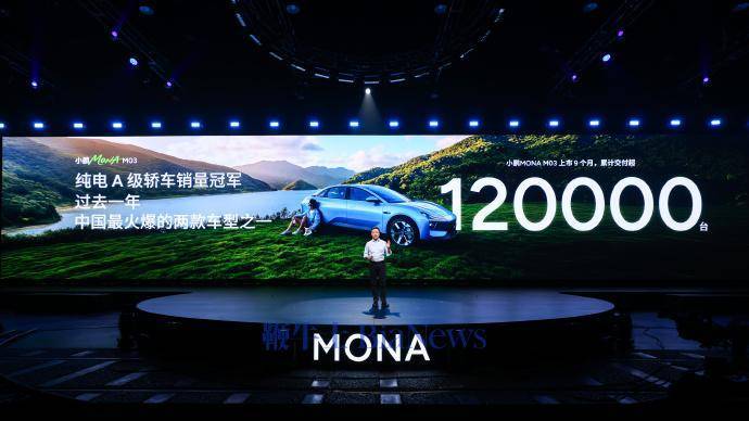 小鹏MONA M03上市9月交付破12万，这款小车凭什么这么火？