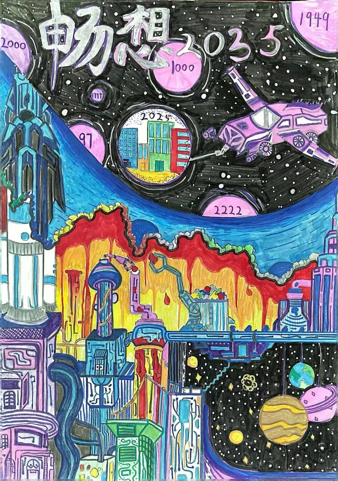 "畅想2035"安徽省少年儿童创意设计活动线上作品展