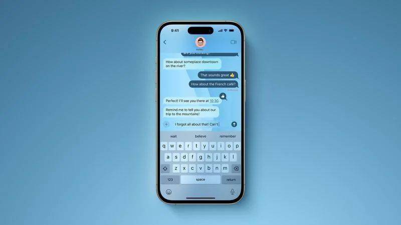 苹果 iOS 26 信息应用曝料：AI 定制背景、自动翻译、组合表情等