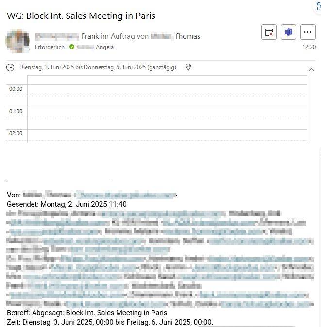 微软新版Outlook异常取消会议，用户困惑