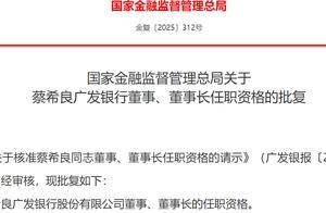 广发银行2024年营收净利双降，58岁董事长蔡希良面临挑战