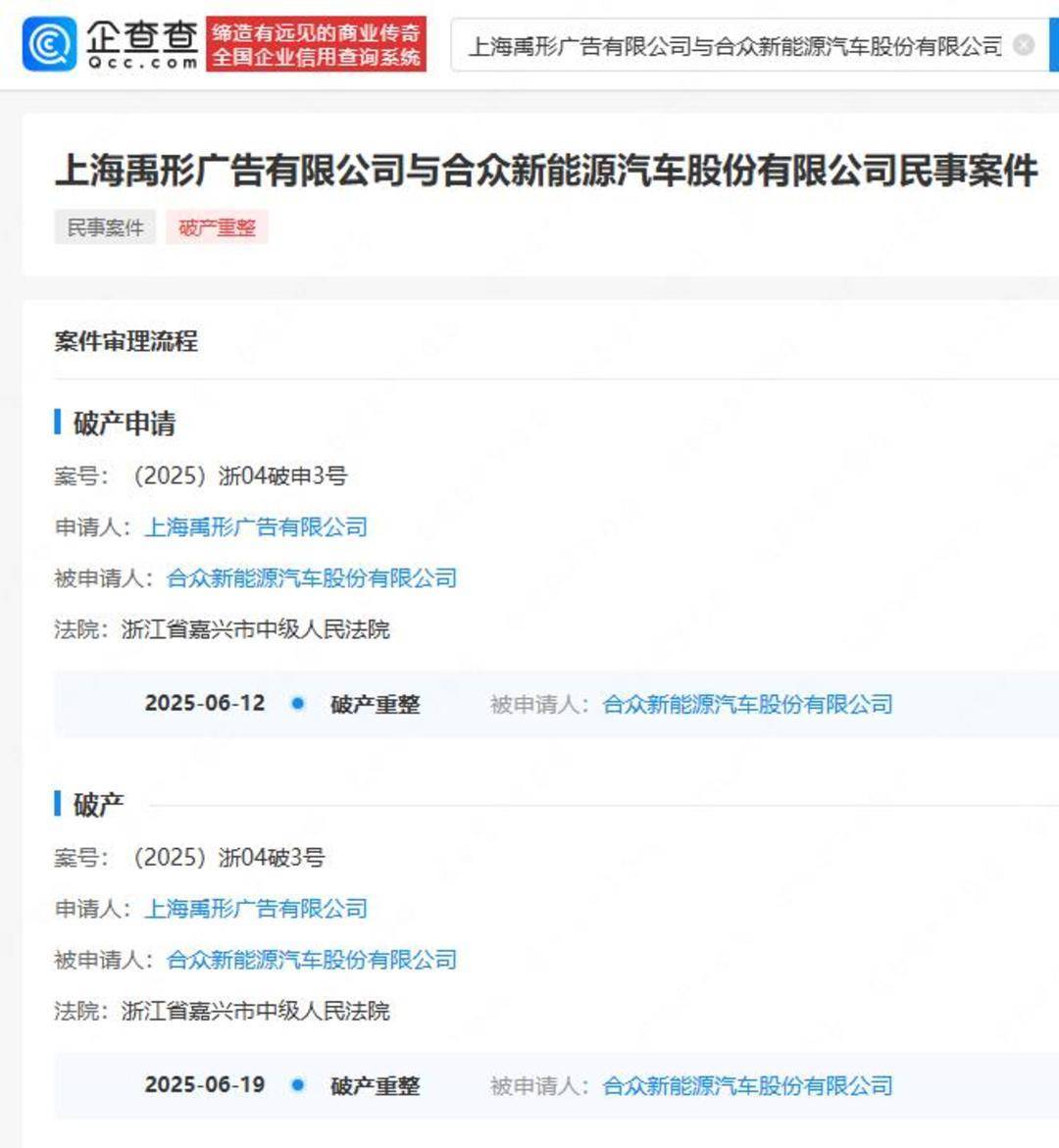 终没能“逆天改命”�！哪吒轿车正式被请求破产｜封面深镜