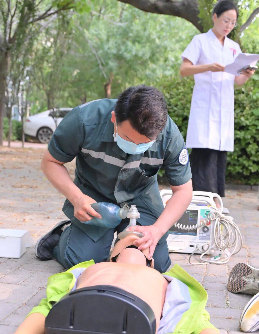 宁津县中医院开展溺水患者救治应急演练