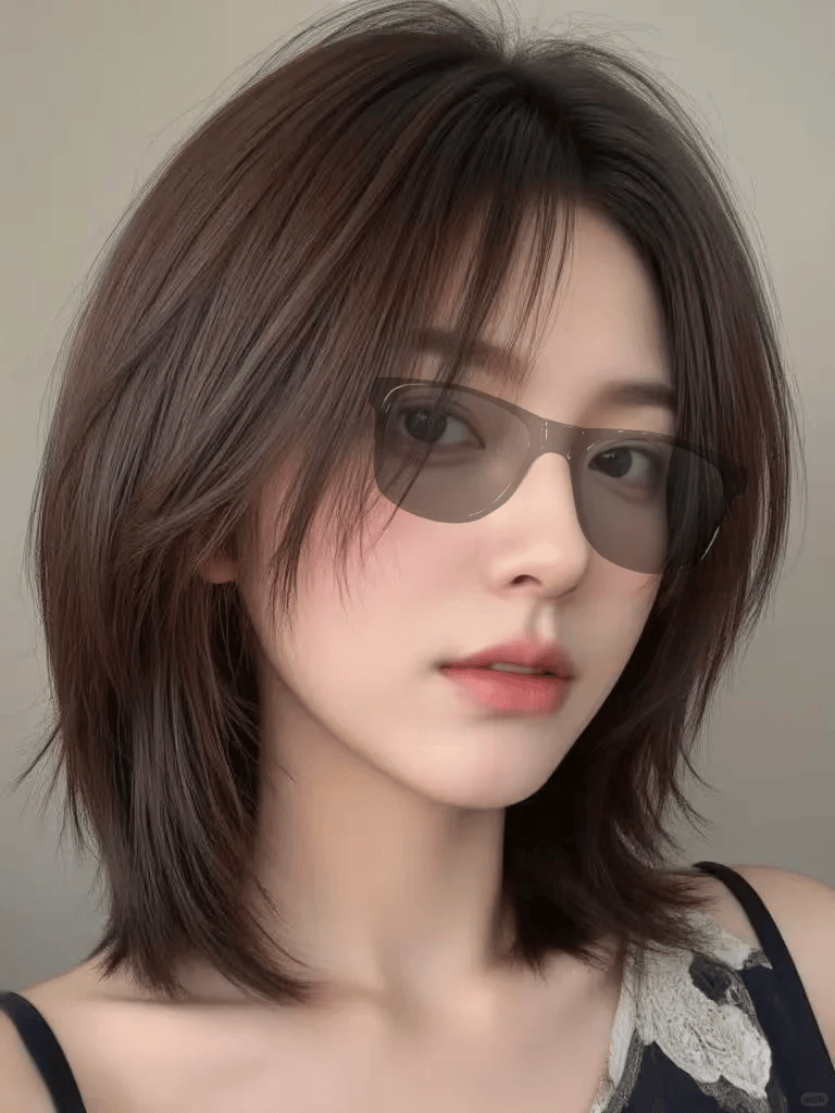 又a又飒的层次感短发