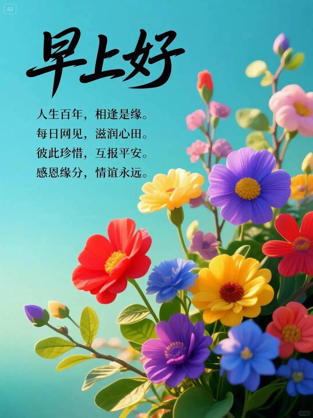 18句早上好问候语每日更新,正能量早安,很赞的短句