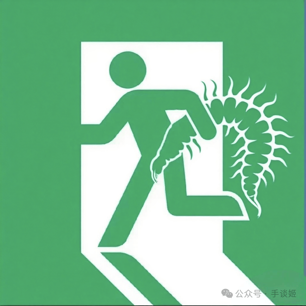 安全出口小人为何成为当红表情包?