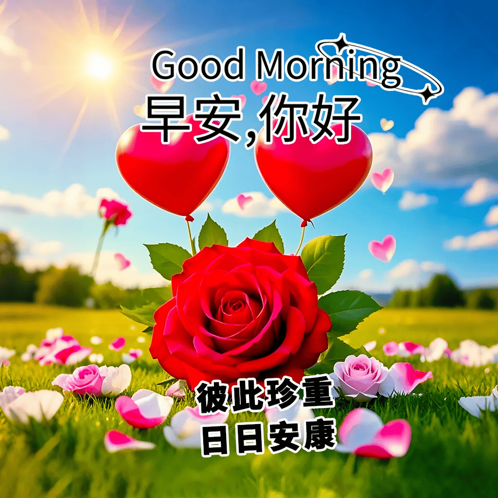 7月微信唯美早上好的问候语祝福图片