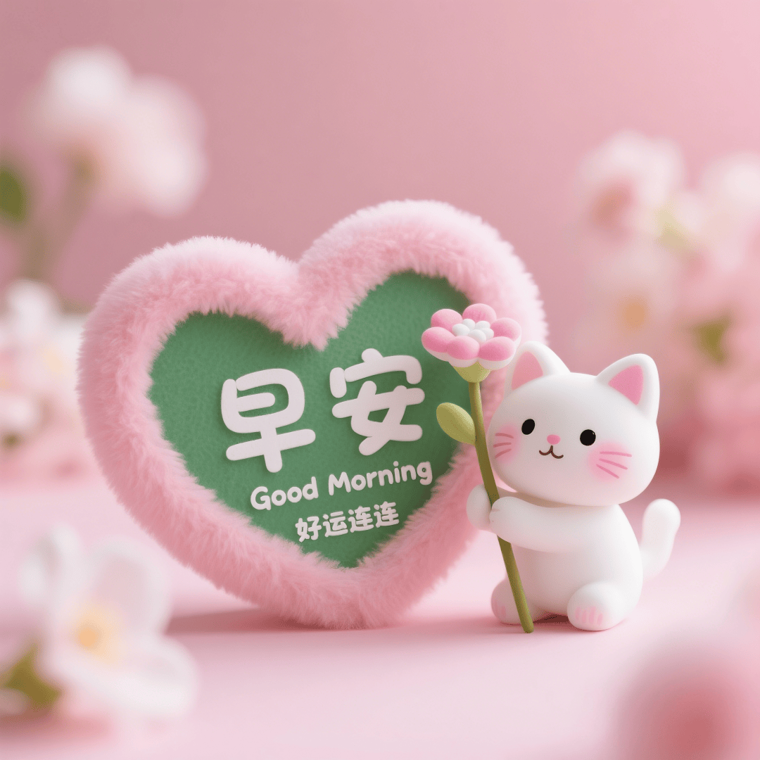 "精选100张很漂亮的早安图片:早上好祝福语,心想事成,欢乐无边,祝福永