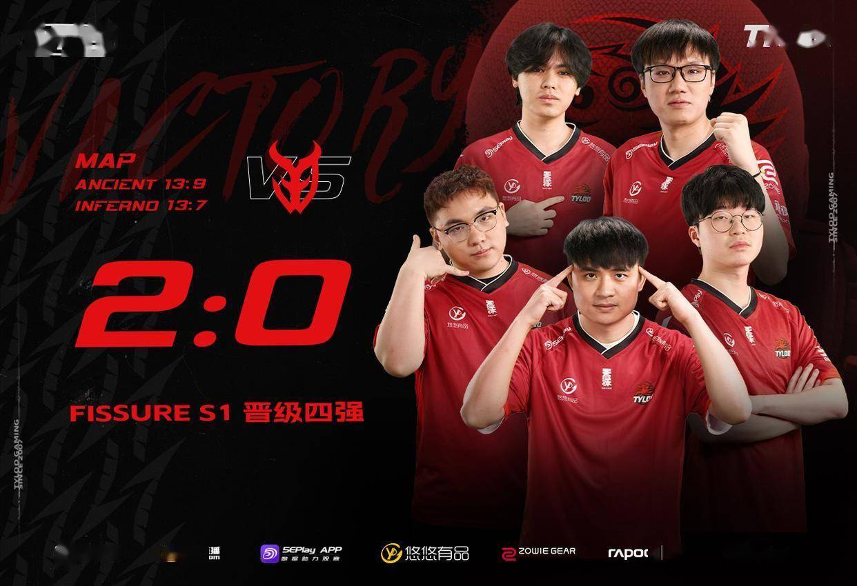 FISSURE裂變天地S1：中國(guó)戰(zhàn)隊(duì)TYLOO 2-0碾壓3DMAX晉級(jí)