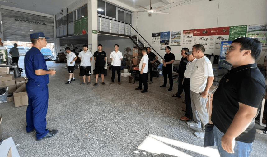 泗洪县农机大市场成功举办消防演练活动