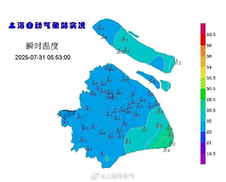 “竹节草”到哪了？上海发布大风蓝色预警，高温即将重启