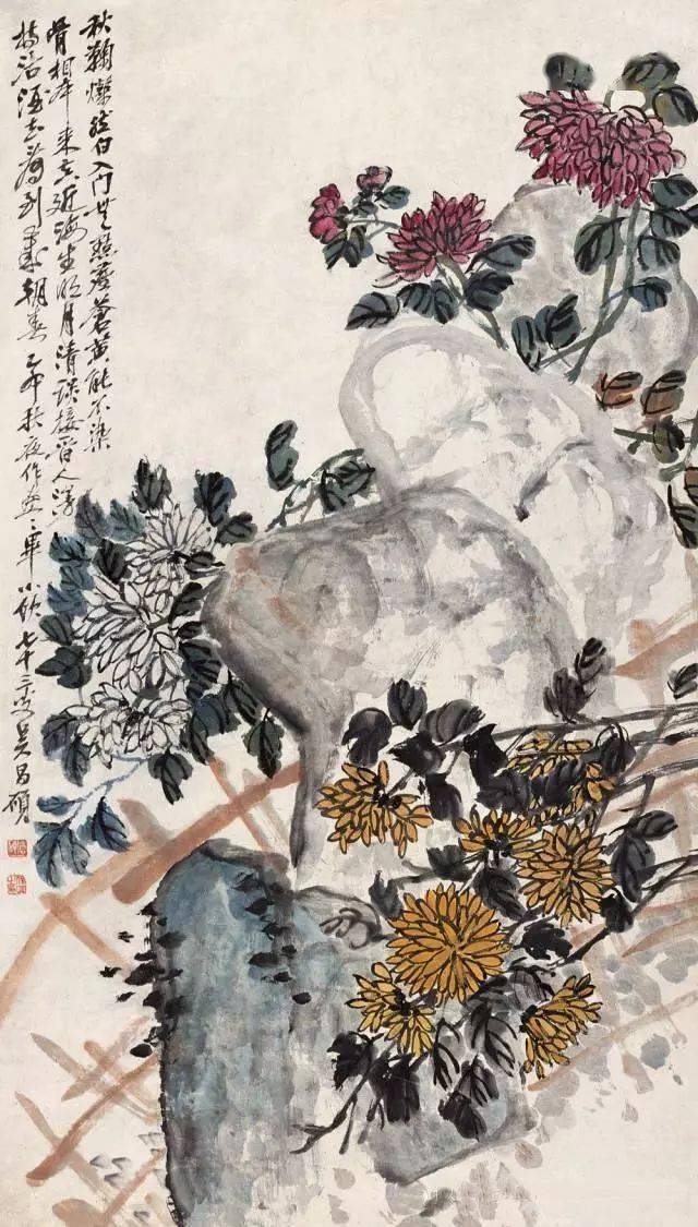 吴昌硕| 写意花卉，艳而不俗_搜狐网
