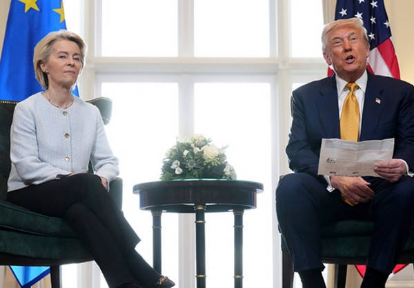 马克龙批欧盟贸易协议：没有将自己视为一个强权，没有让美国感到畏惧
