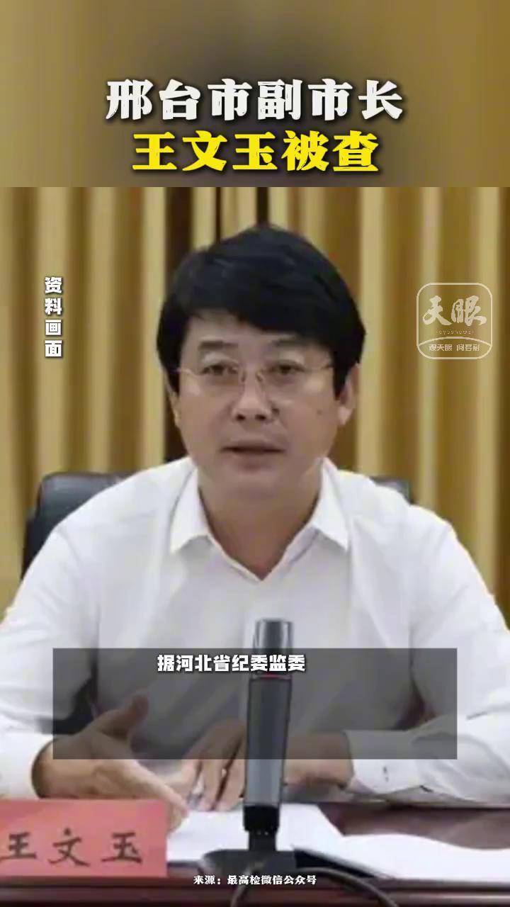 邢台市副市长王文玉被查