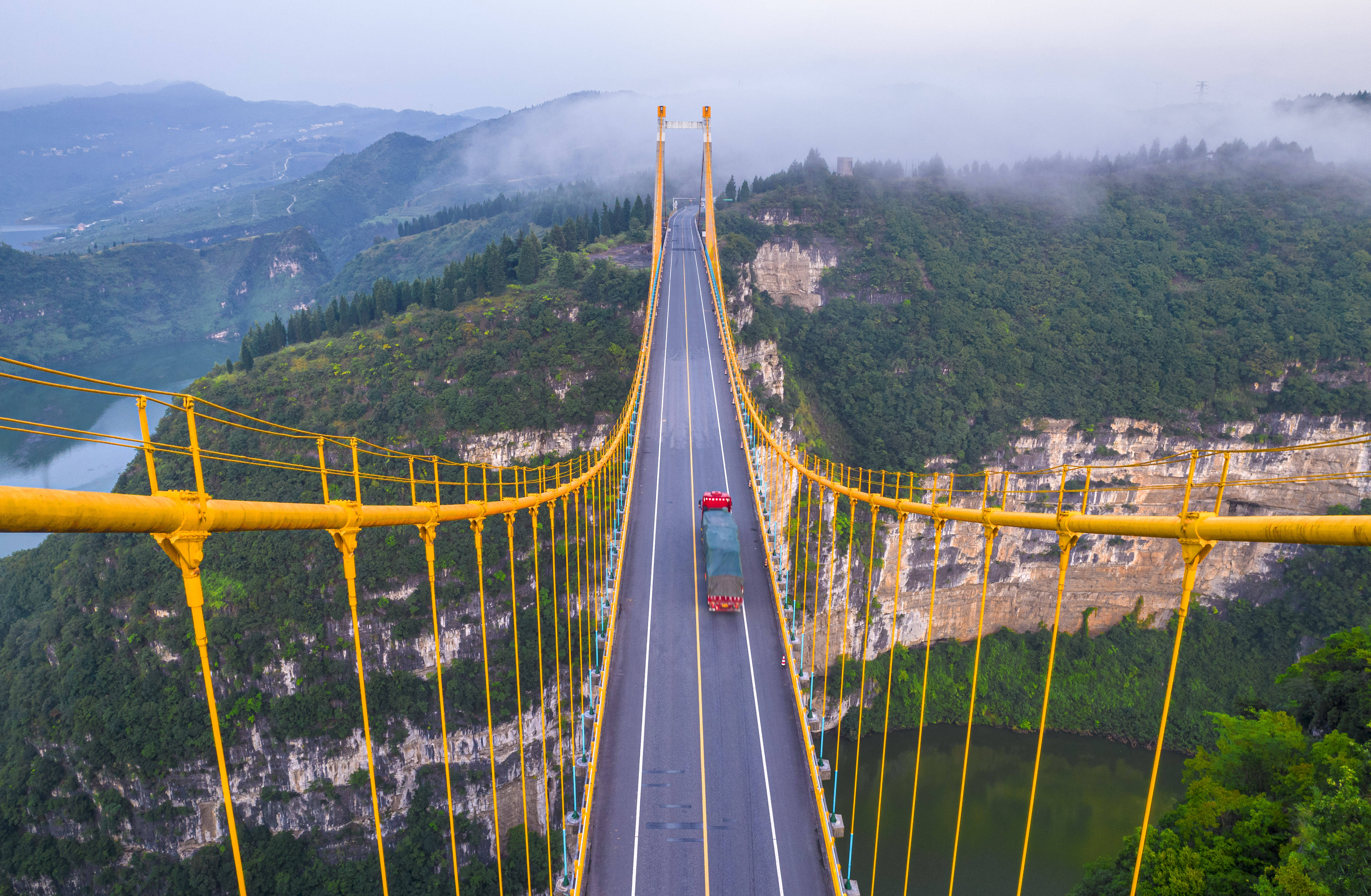 天眼影像|毕节:西溪河大桥壮美如画
