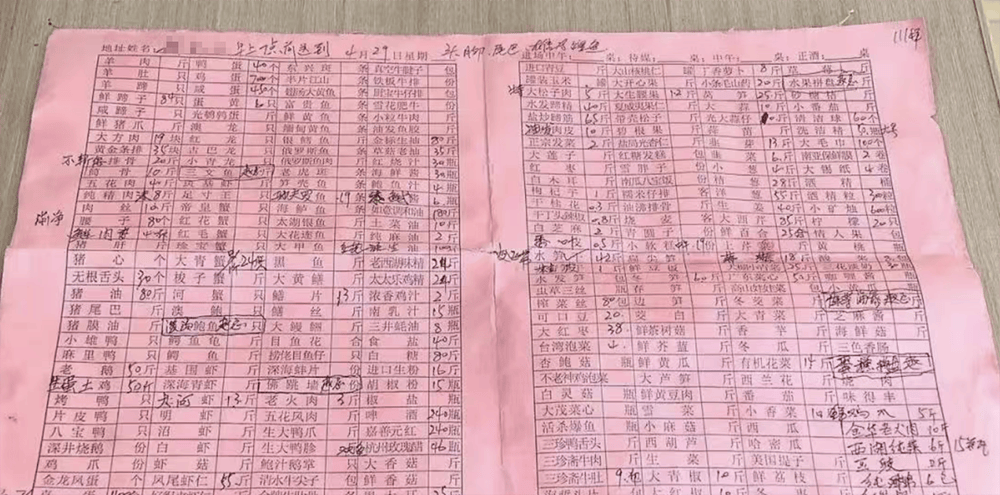 52 万元，其中14多万是王先生的肉钱等，其余38万元应支付给其余供货商。食材购买清单婚宴结束后，