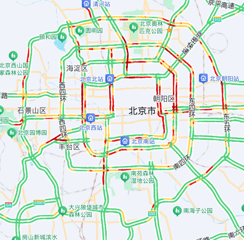 明日中午至夜间北京有明显降雨，晚高峰将受影响