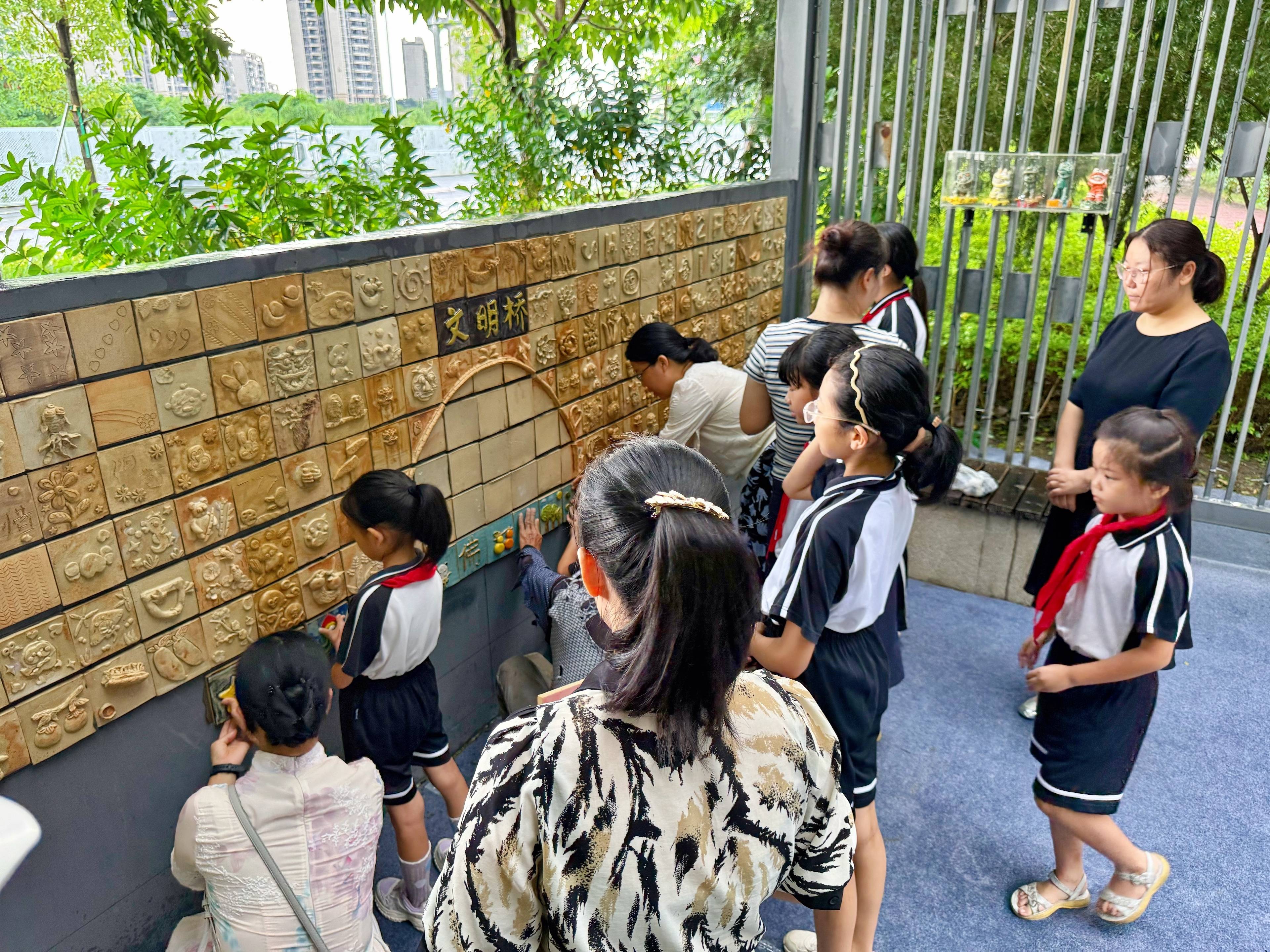 扮靓文明桥园，顺德高新区学子用陶艺镌刻水乡记忆