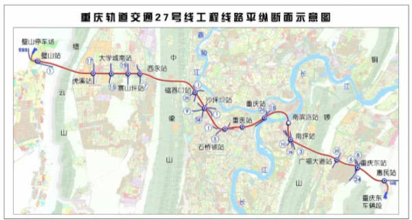 重庆轨道交通27号线中梁山隧道双线贯通