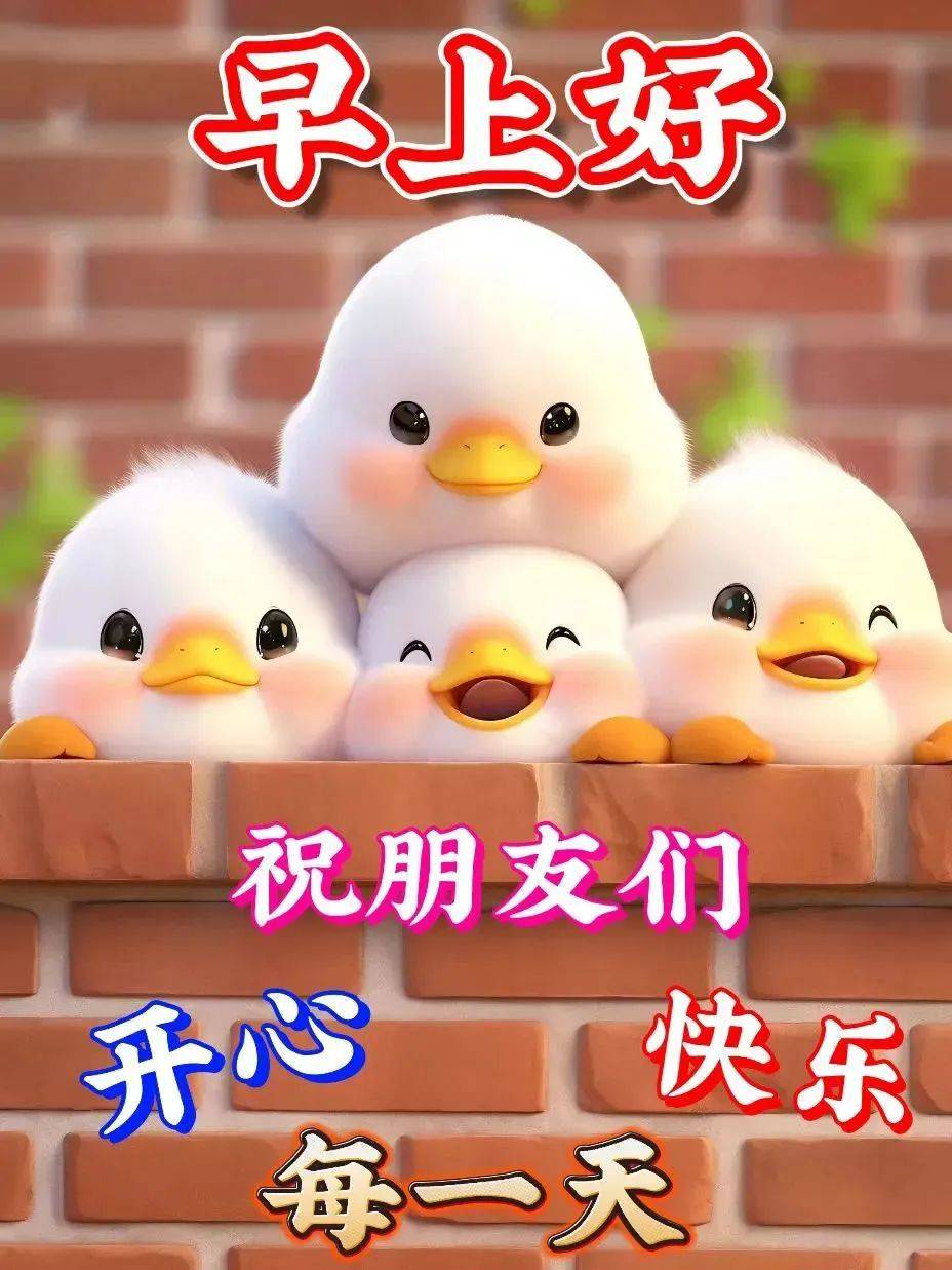 15张今日最新早上好表情图片大全,问候心情好,牵挂情谊好
