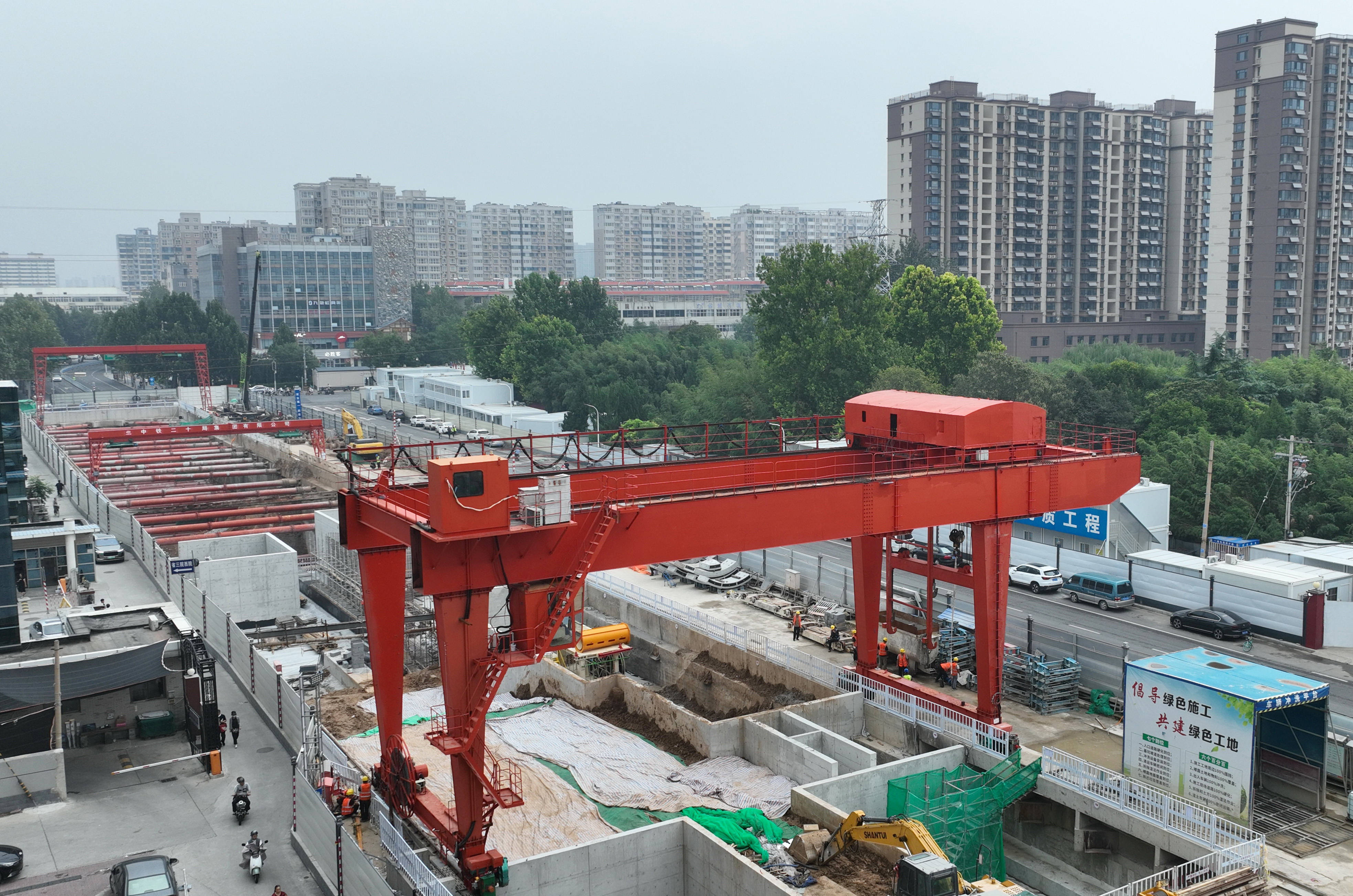 河北石家庄：地铁5号线建设稳步推进
