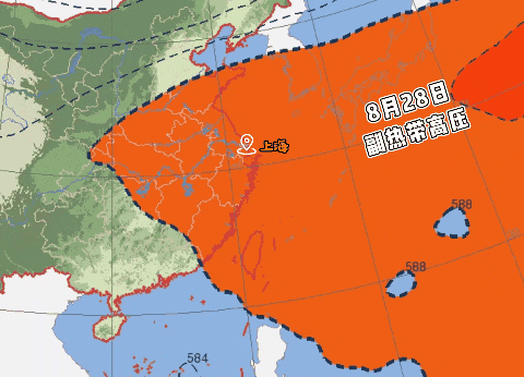 上海热得白云都没了！不过上海人苦等的降温要来了，“秋老虎”也要来了……
