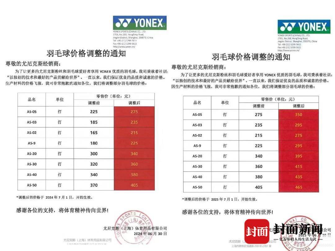 羽毛球“身价”涨幅超黄金 业内人士：与猪肉降价有关 | 封面头条