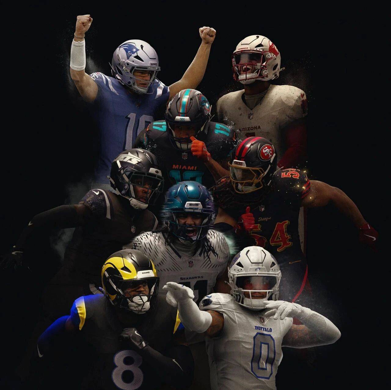 谁的新战袍最帅?NFL多队发布“宿敌”主题球衣_队服_赛季_球迷