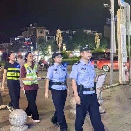 武宣:76名返乡大学生“义”路同行护平安_黄茆镇_桐岭镇_巡逻员
