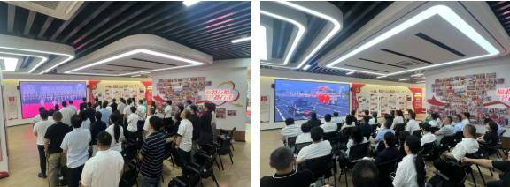 青岛市福利彩票中心组织集中观看纪念中国人民抗日战争暨世界反法西斯战争胜利80周年大会官网合法彩票平台_赛车_时时彩_体彩【官方推荐】