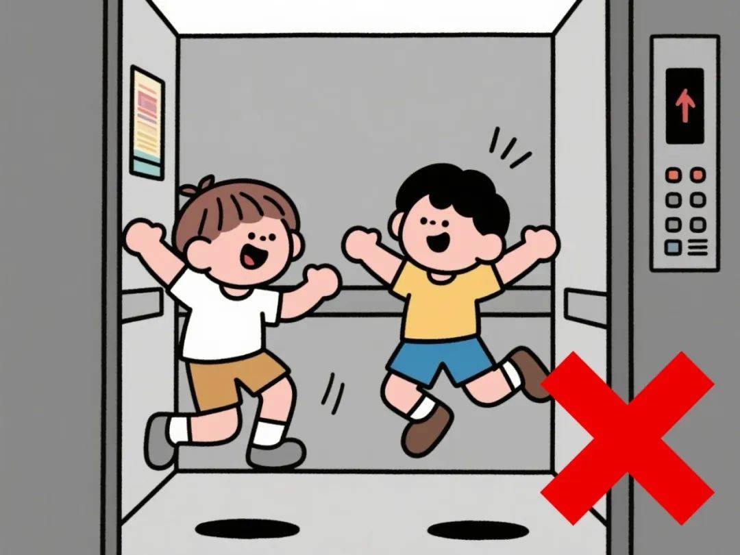 安全乘梯小贴士↓