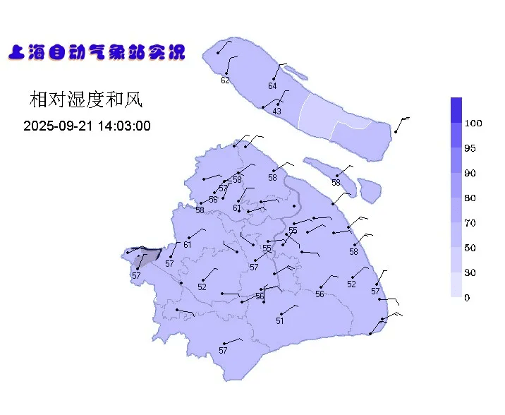上海下周最高气温30℃，周三前后可能有一次明显降雨过程